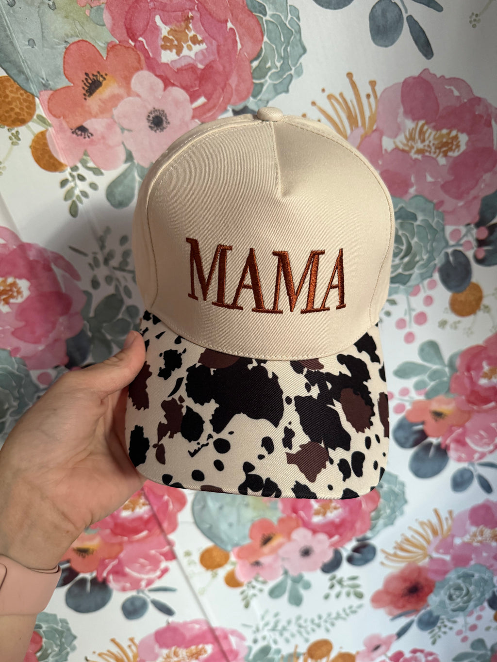 Embroidered Mama Hat
