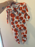Pumpkin Cheetah Sleeper w/Ruffel