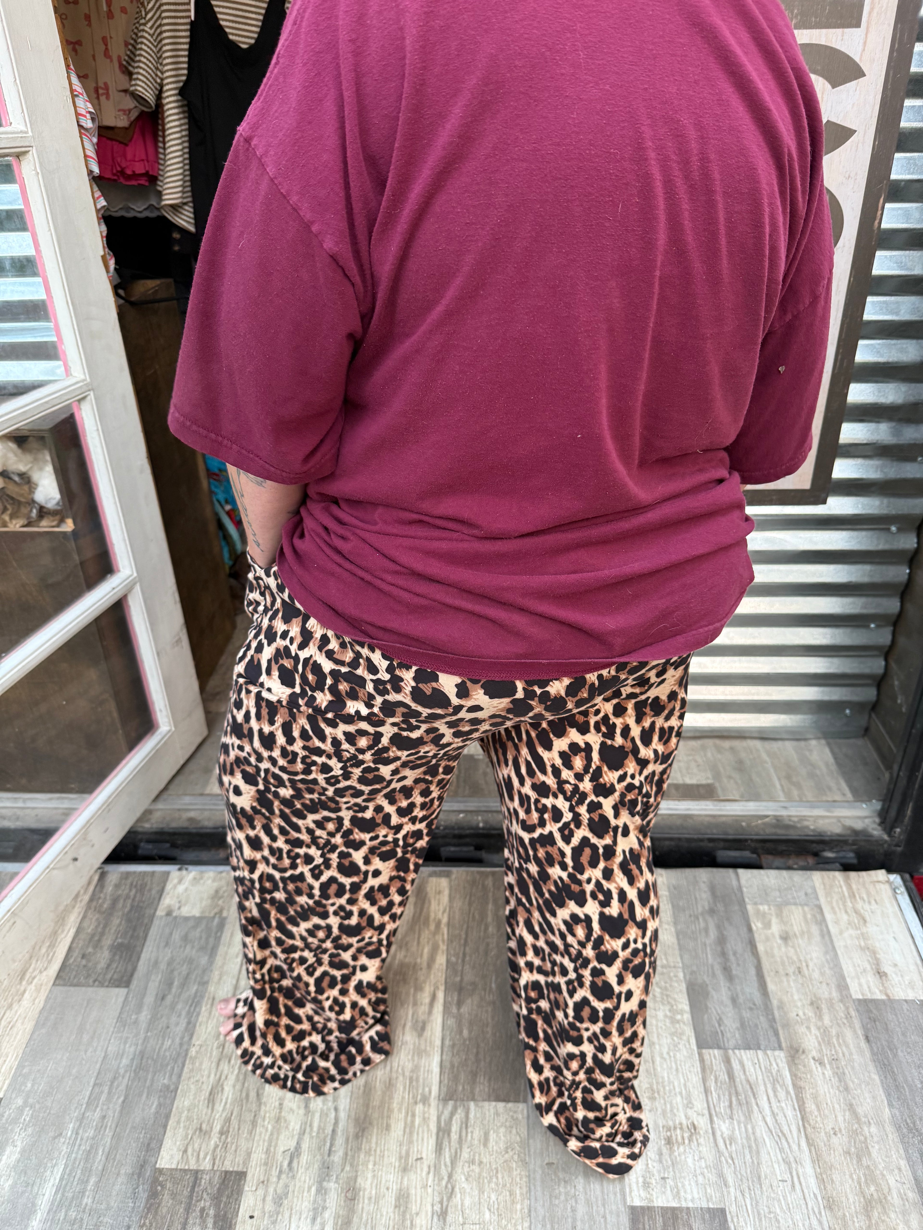 Women’s Leopard Casual Pants
