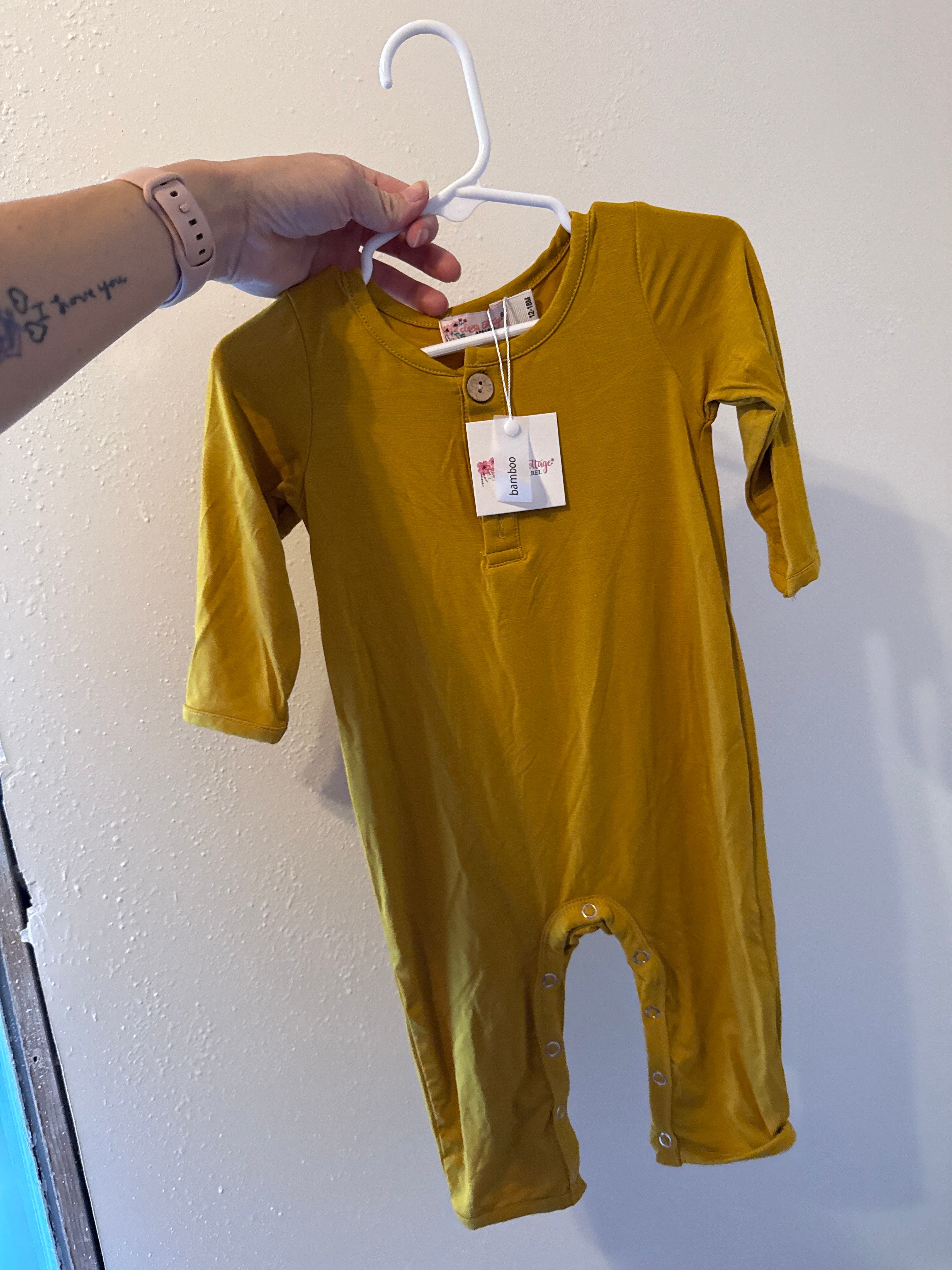Mustard Yellow Bamboo long sleeve