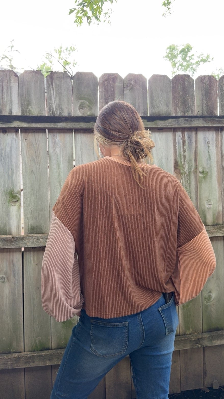 Colorblock Patchwork Long Sleeve