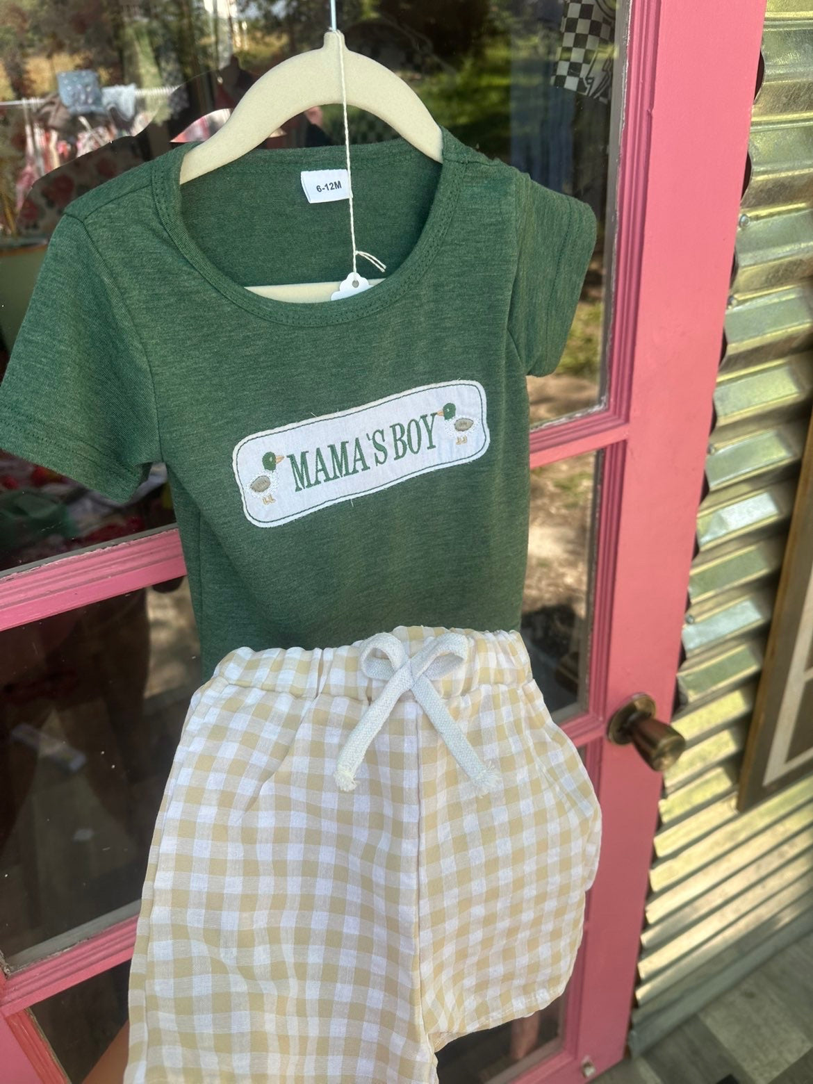 Mamas Boy Green Duck Set