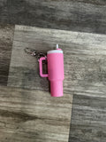 Cup Keychain chapstick holder