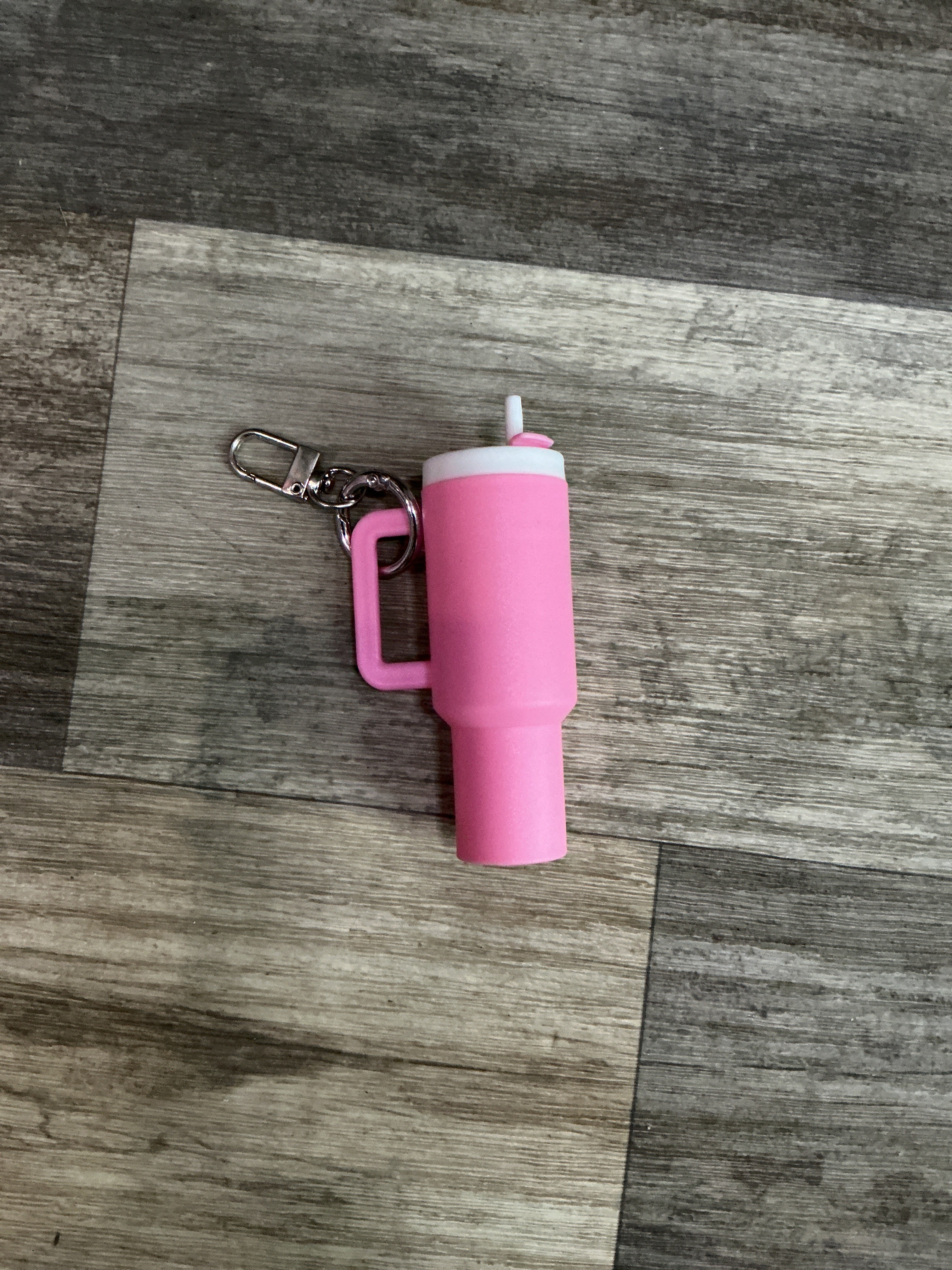 Cup Keychain chapstick holder