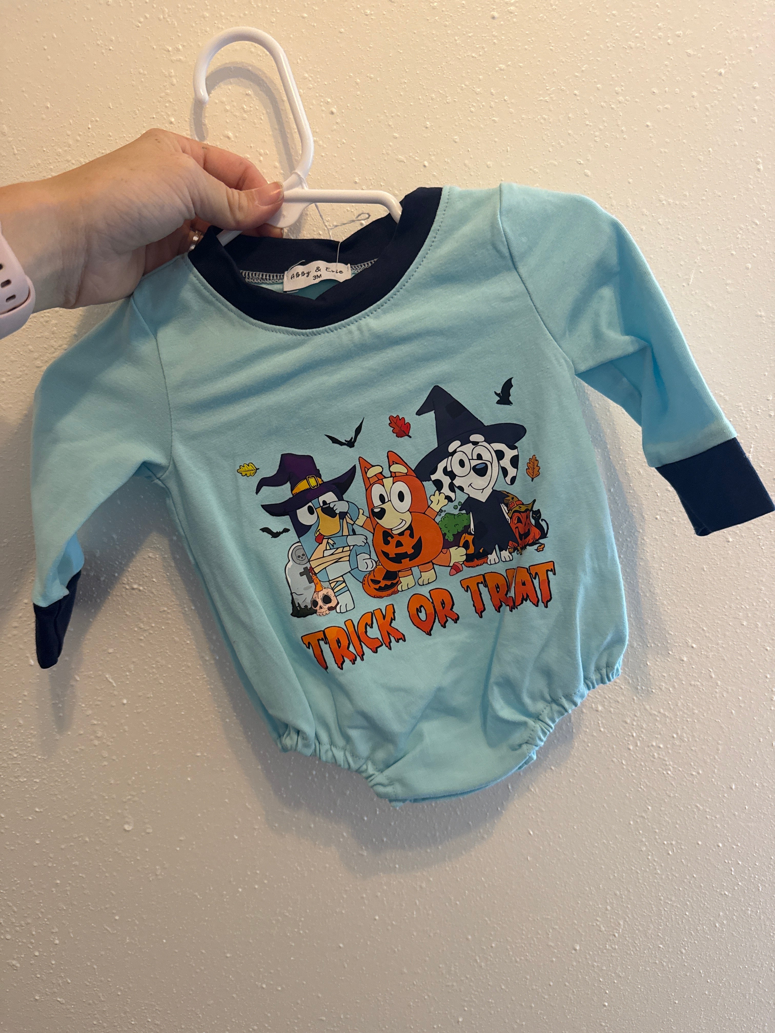 Trick or Treat Bluey Onesie