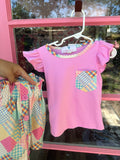 Patchwork Shirt and Skirt
