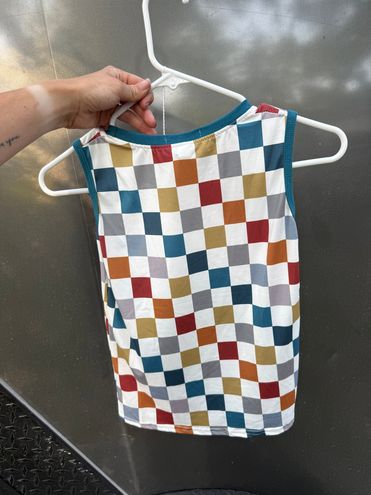 Multi-Colored Checkard Boy set