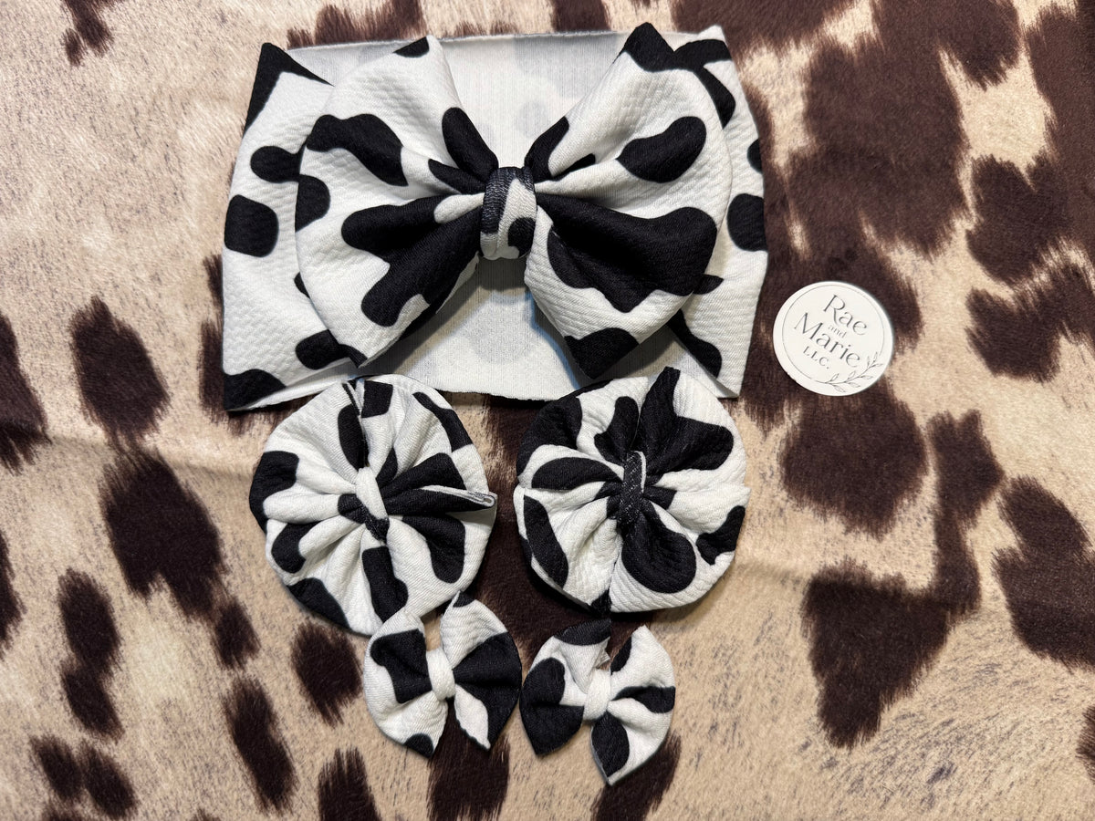 Headwraps! Flower,cow print, farm print!