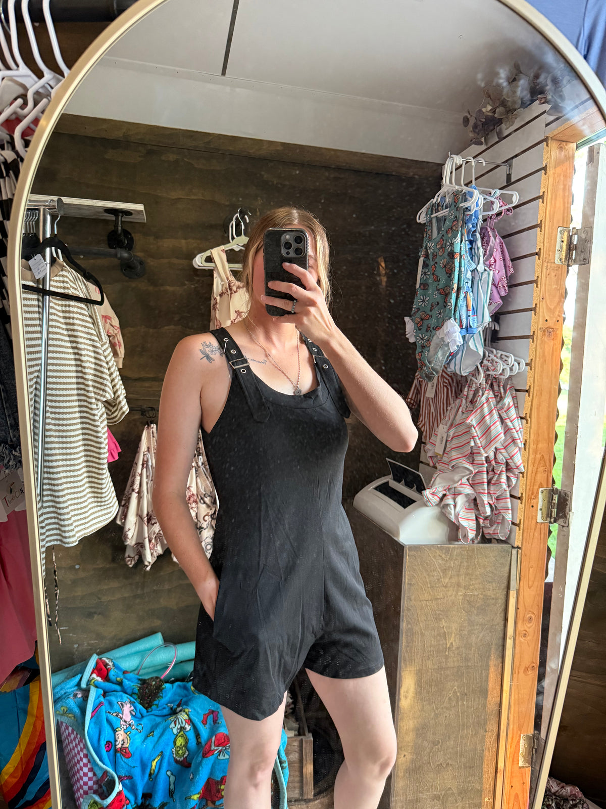 Women’s Black Casual Romper