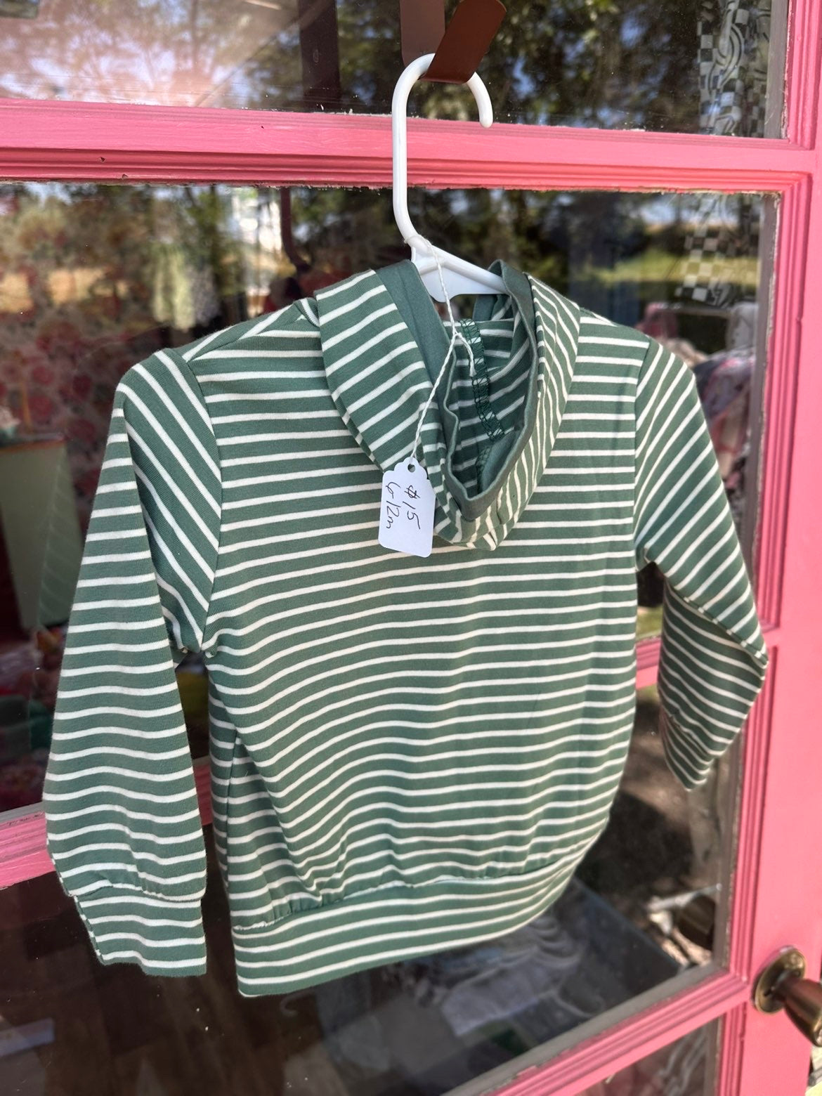 Green Striped Sweater