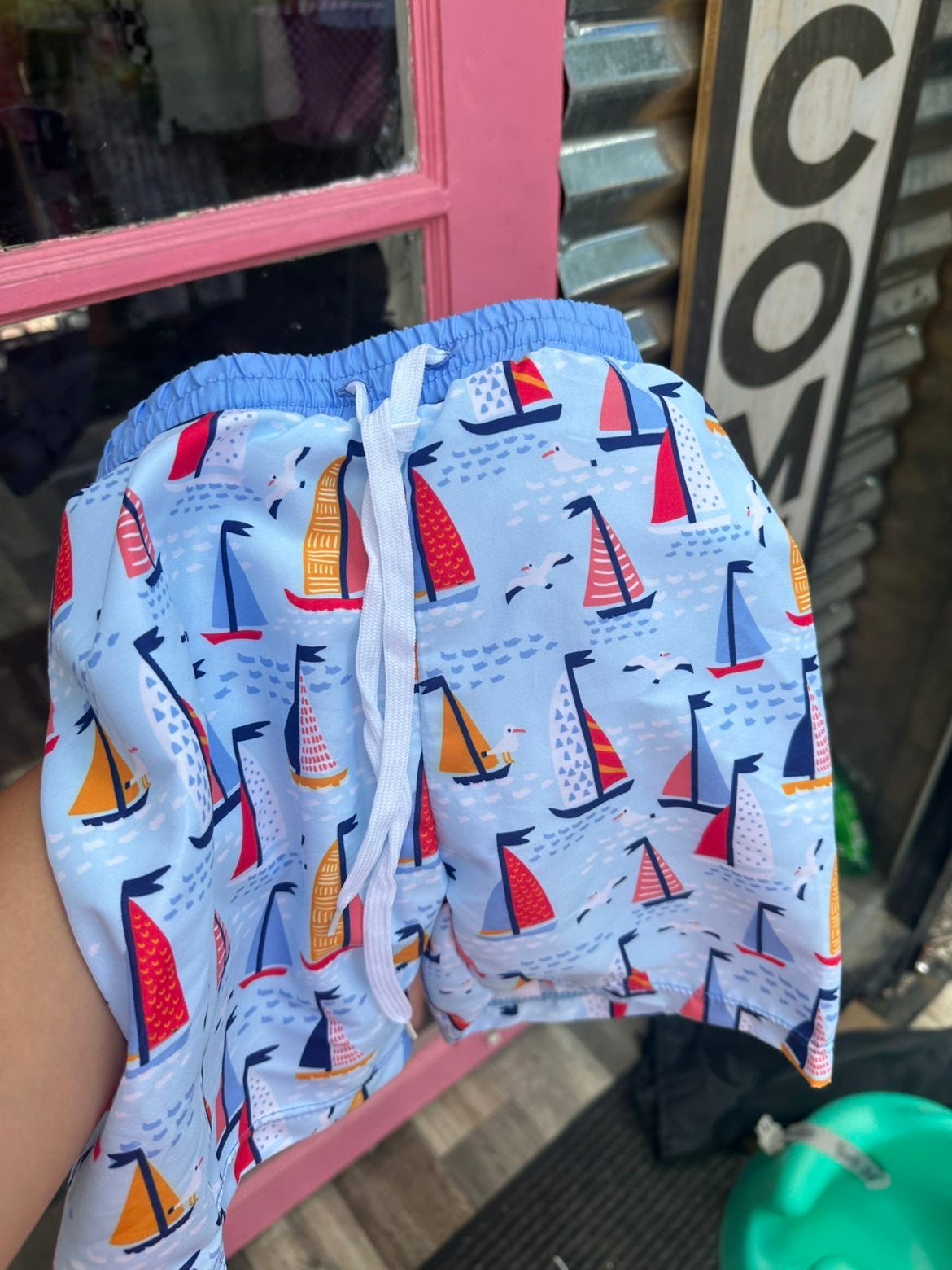 Sailboat Swim Trunks
