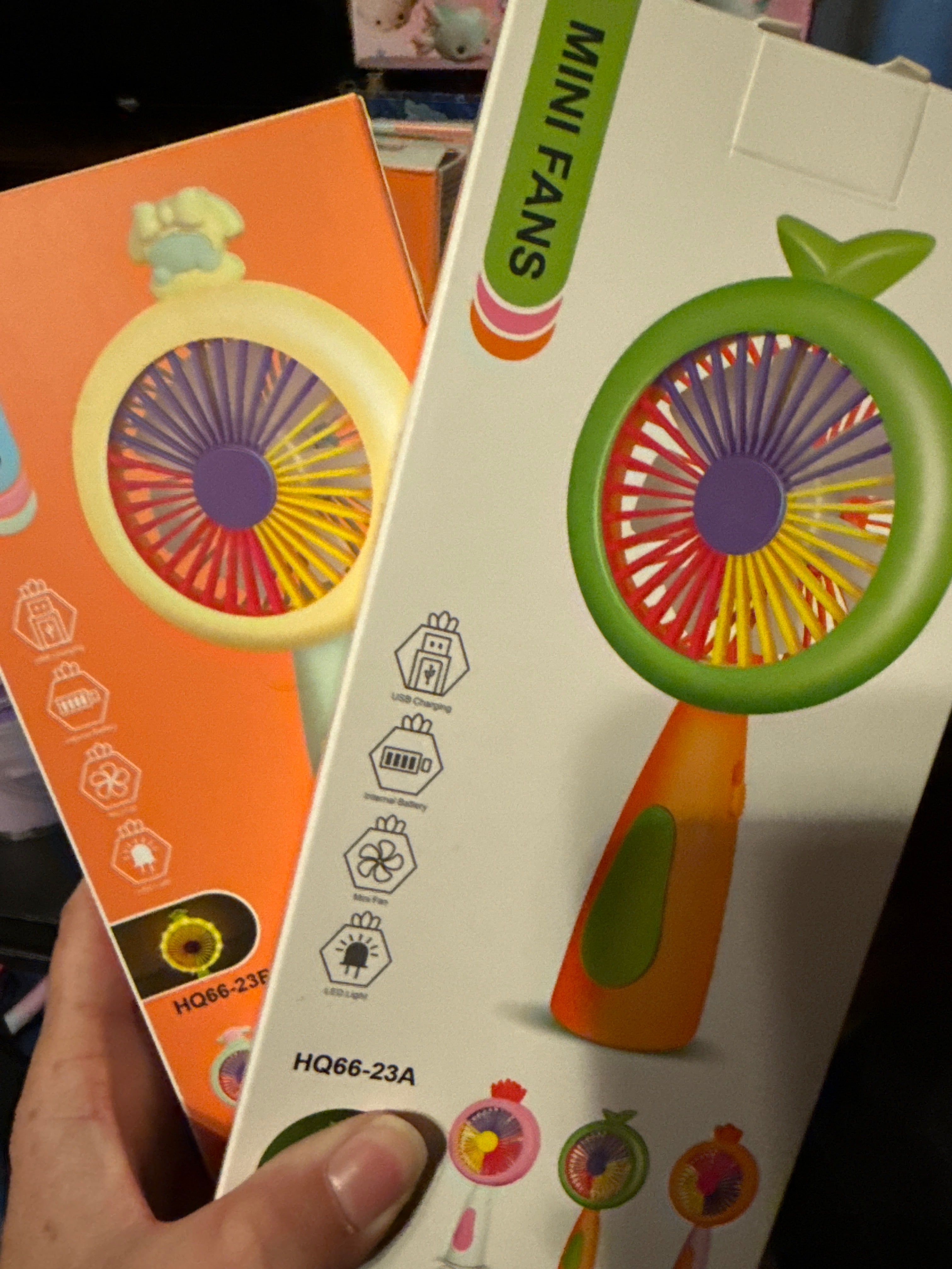 Mini Fan w/light