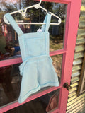 Blue Striped Overalls