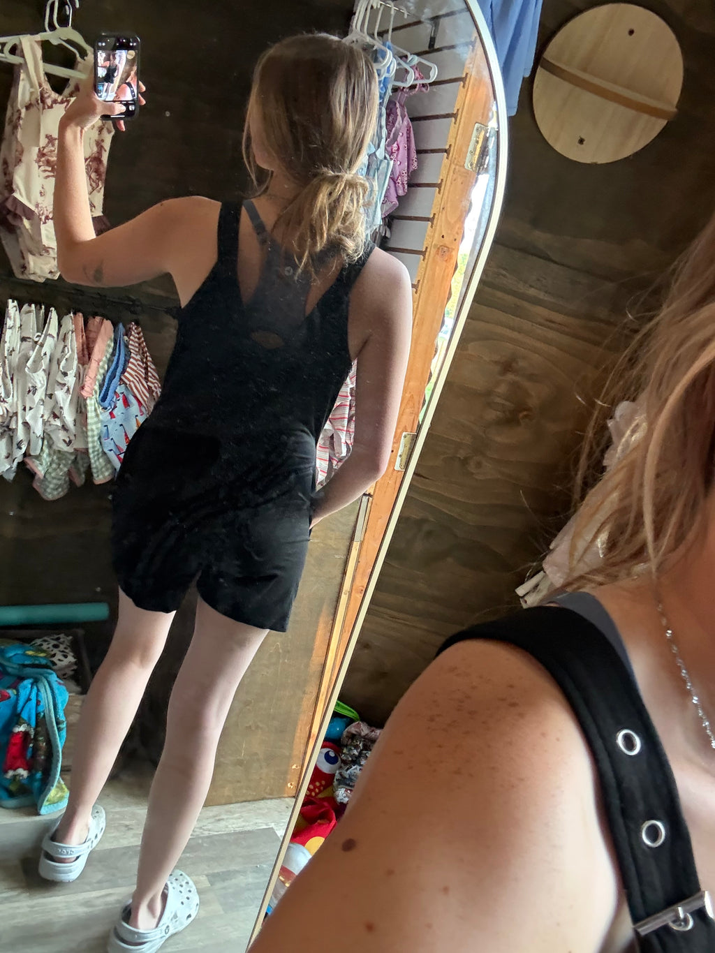 Women’s Black Casual Romper