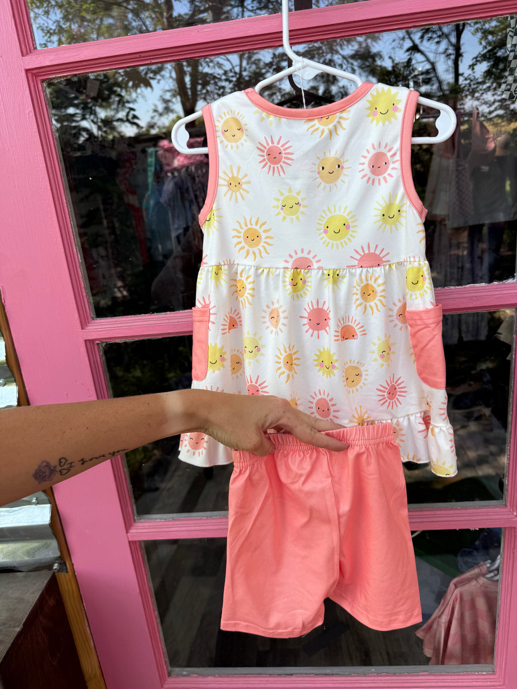 Sunny Day dress with short coverage