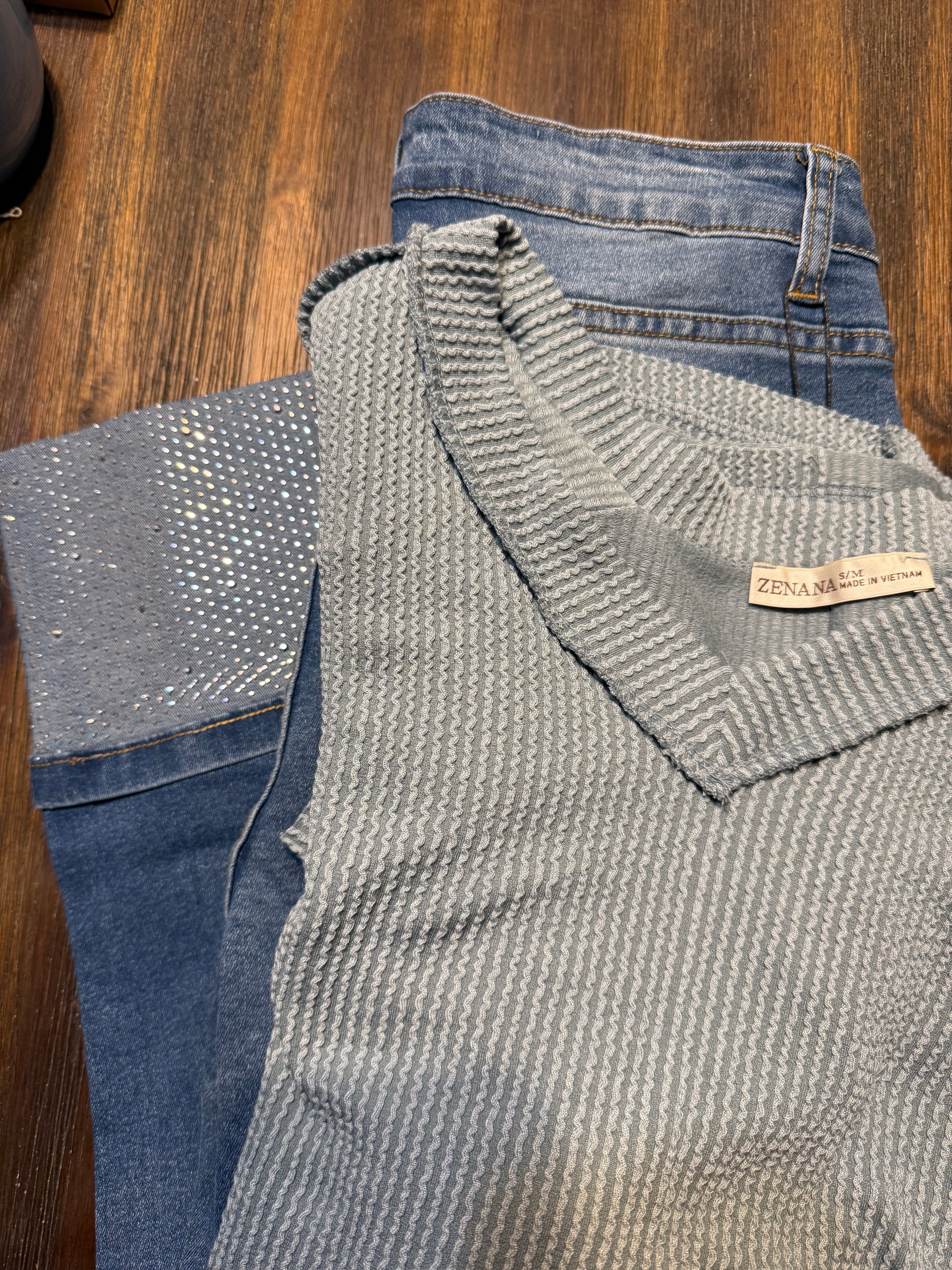 Rhinestone Jeans