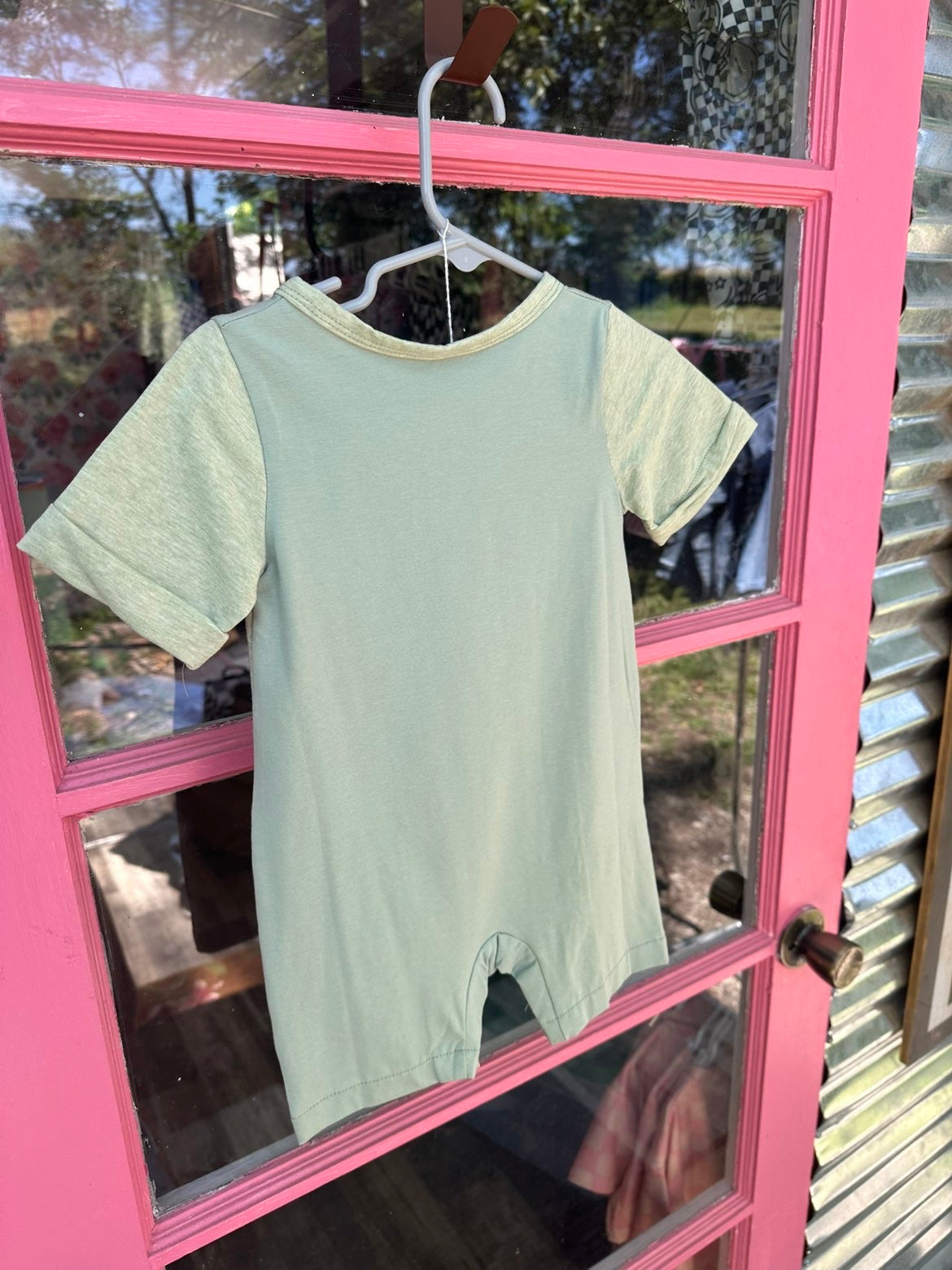 Green Double Pocket Shortie