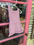 Red Striped Overalls
