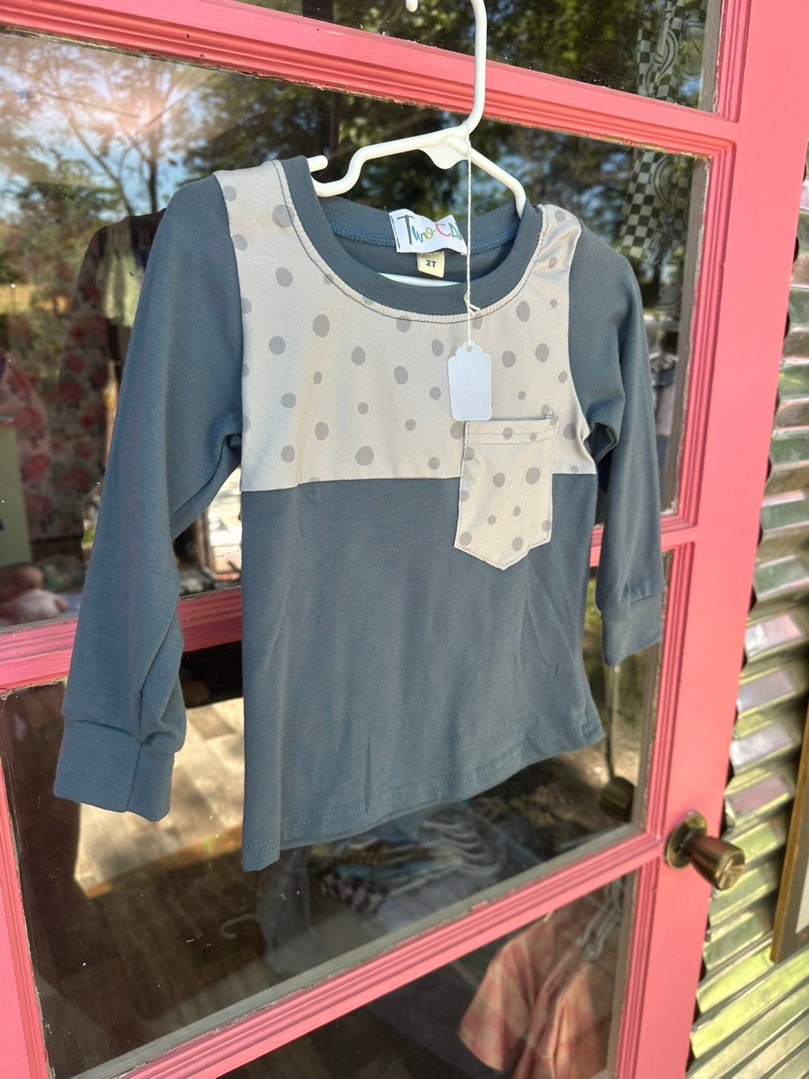 Blue/Gray Dot Shirt