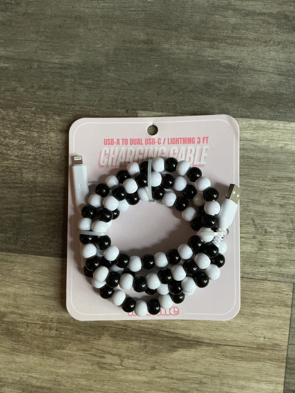 3Ft Beaded Charger