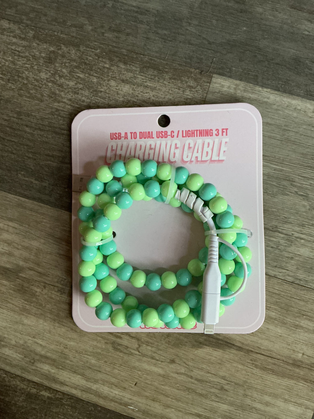 3Ft Beaded Charger