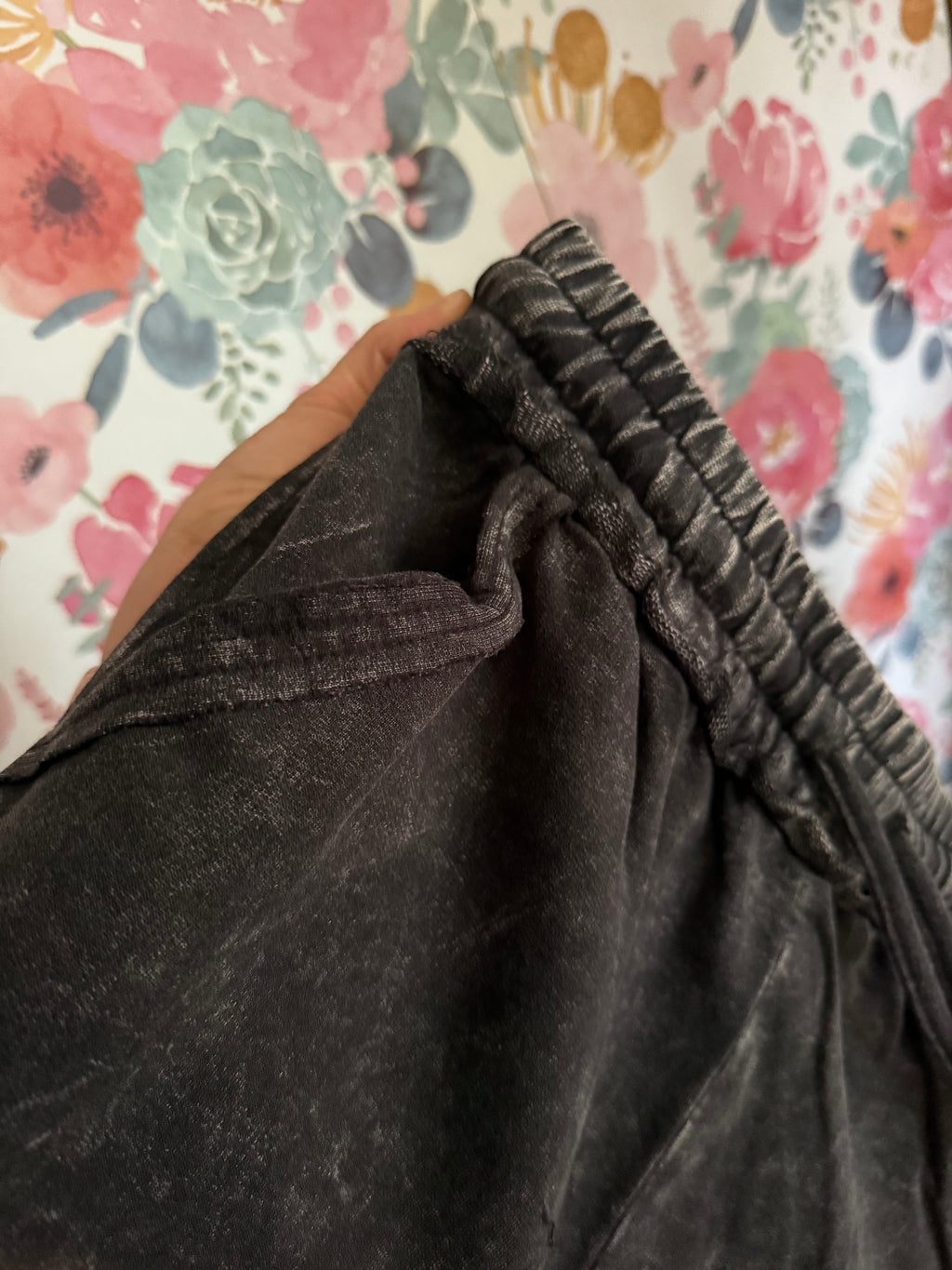 Ash Black Zenana Sweatpants