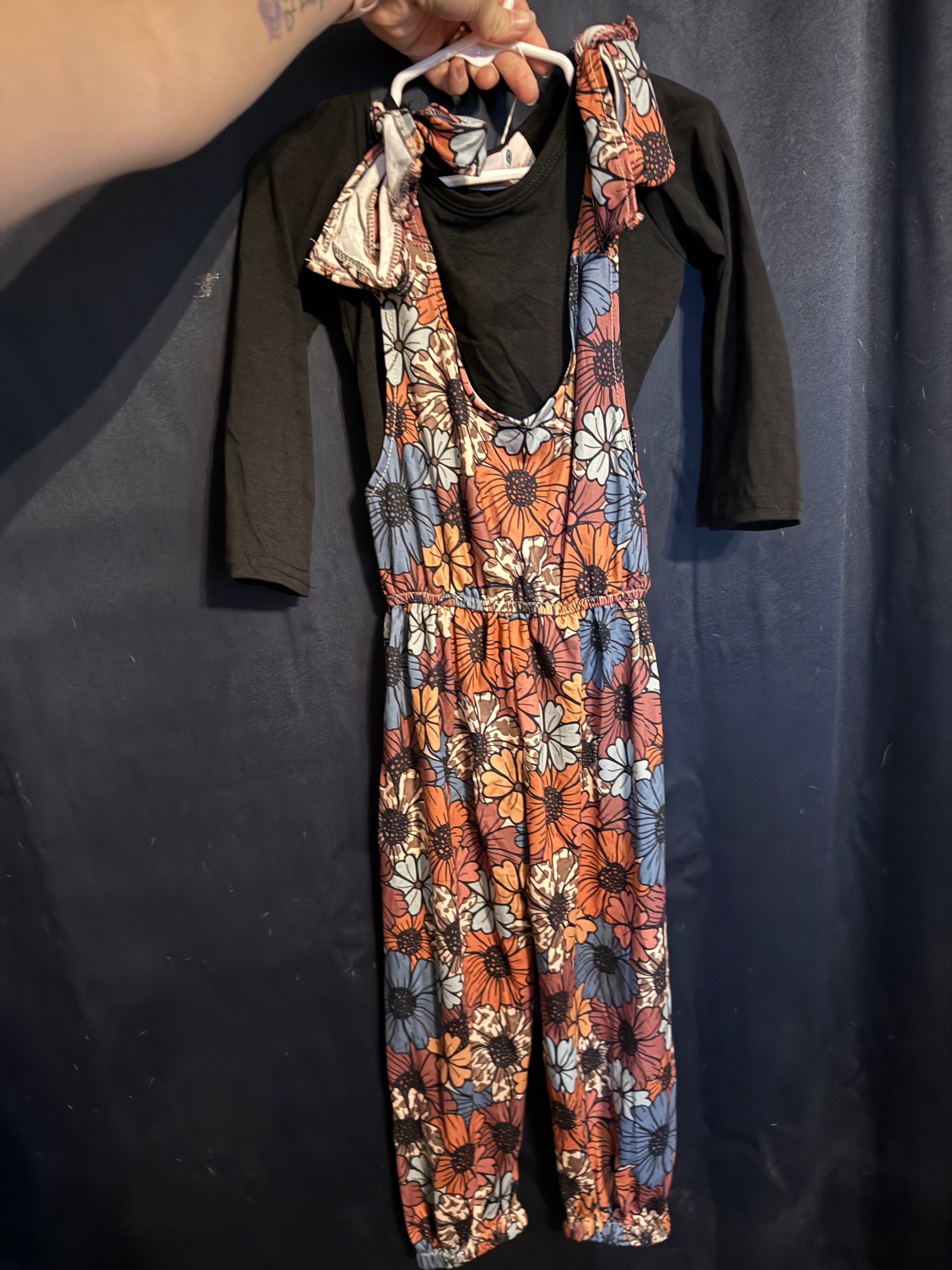 Fall Flower Romper